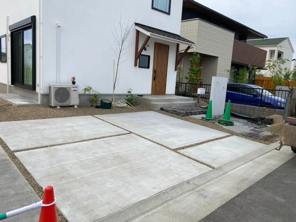 水戸 外構工事 M's Craft エムズクラフト 茨城県 対応工事一覧 駐車場セット