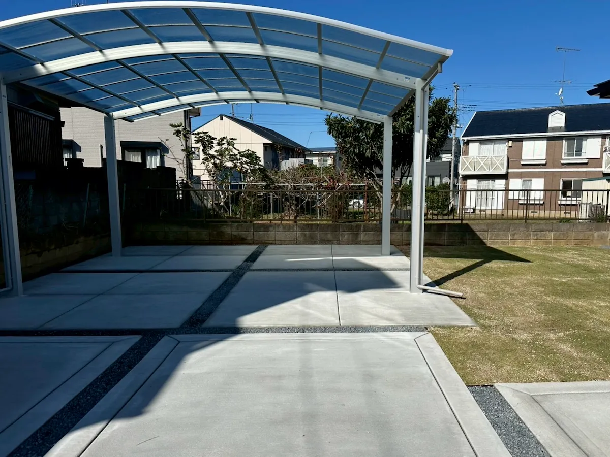 水戸 外構工事 M's Craft エムズクラフト 茨城県 対応工事一覧 駐車場セット